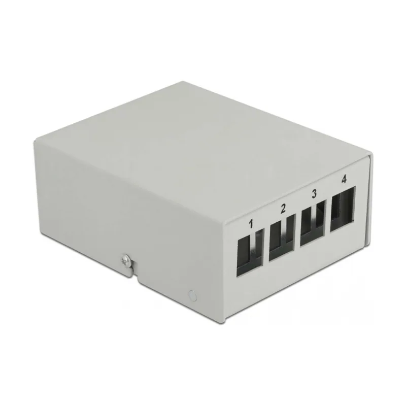 Delock Panel de conexiones Keystone de 4 puertos