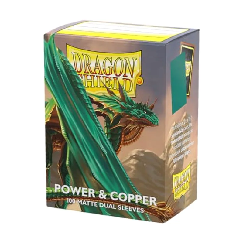 Dragon shield Fundas standard matte power & copper 100 unidades