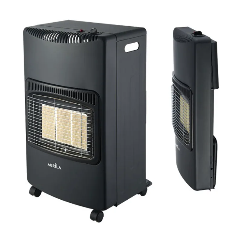 Abrila Fabrilamp Estufa Gas Butano Propano POPA 4200W Negro Plegable