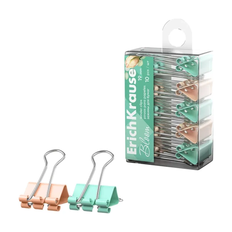 Erich krause Clips plegables de 19 mm de metal