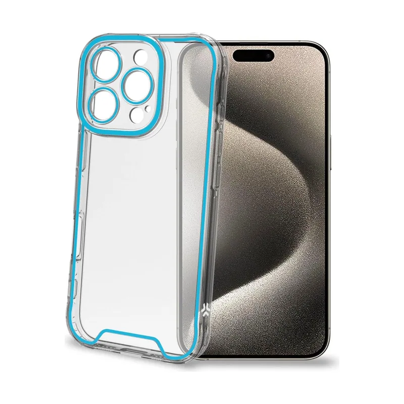 Celly Custodia per Cellulare IPHONE 16 PRO Trasparente