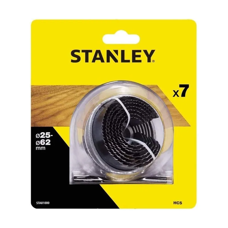 Stanley otwornica hcs do drewna 25-62mm 25/32/38/45/50/56/62 mm