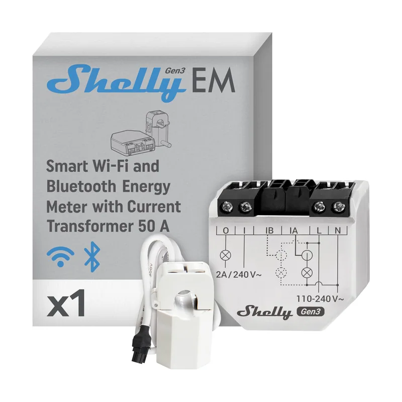 Shelly EM Gen3 + Pince 50A