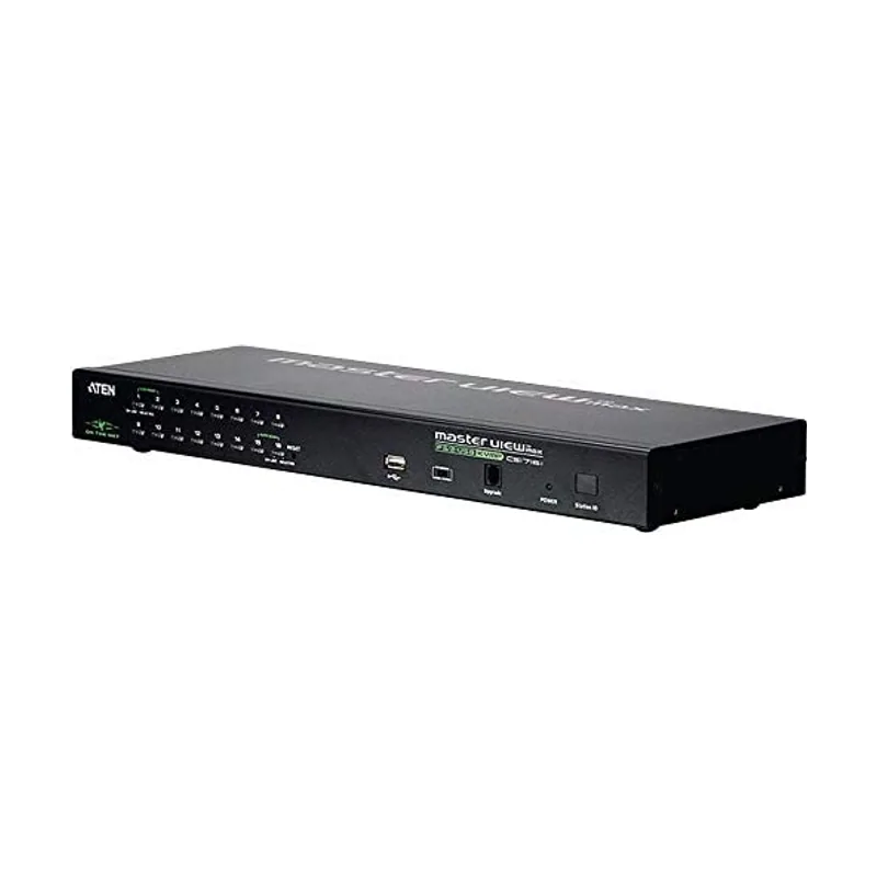 Aten Switch KVM por IP VGA PS/2-USB de 16 puertos con acceso compartido desde