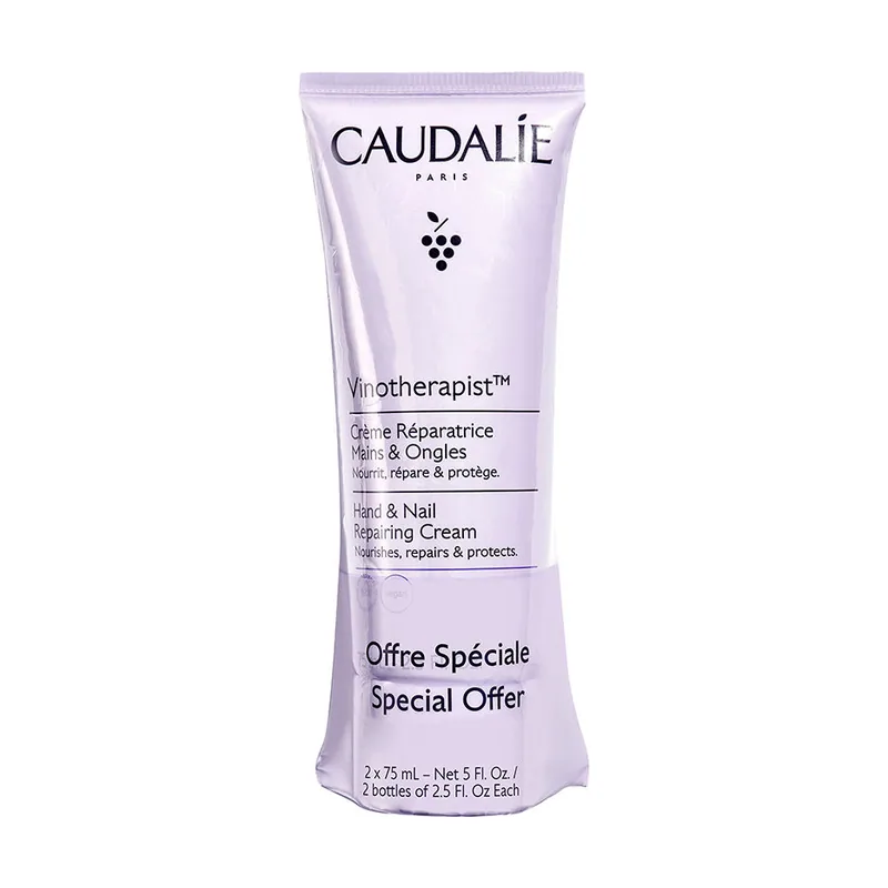 Caudalie VINOTHERAPIST crema para manos y uñas pack 2 x 75 ml