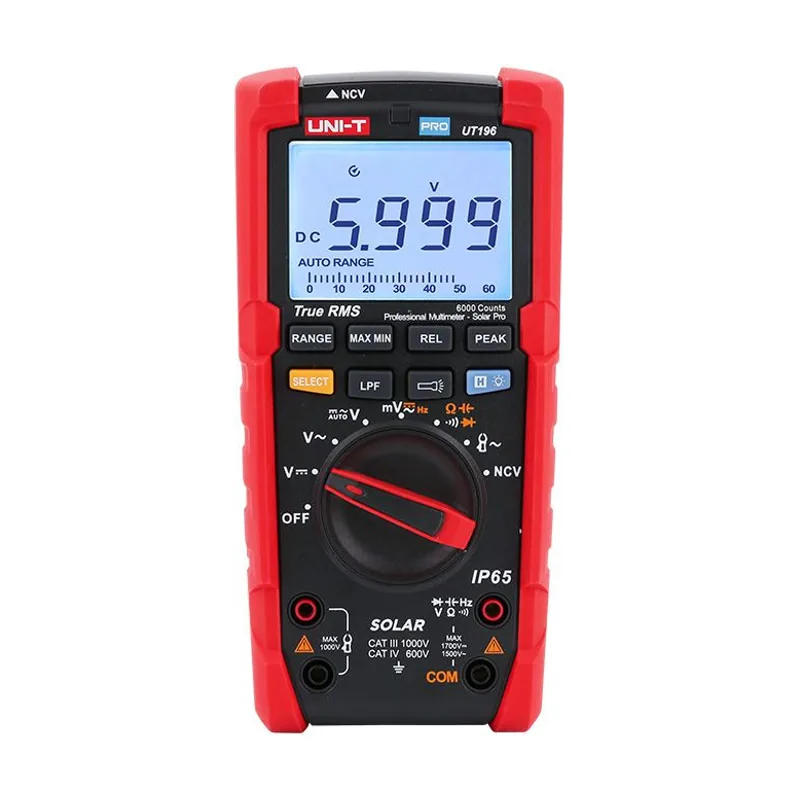 UNI-T Multimetro Solar Ut196