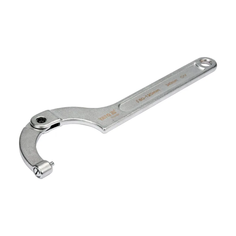 Yato YT-01678 Llave de gancho articulada doble con perno guía