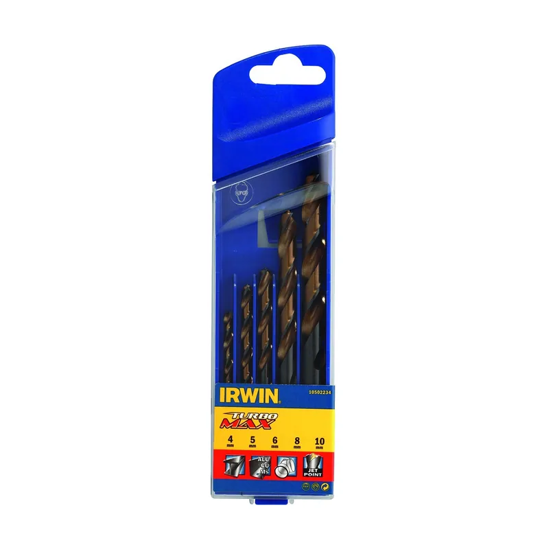 Irwin wiertło metal turbomax komplet 5szt. 4.0