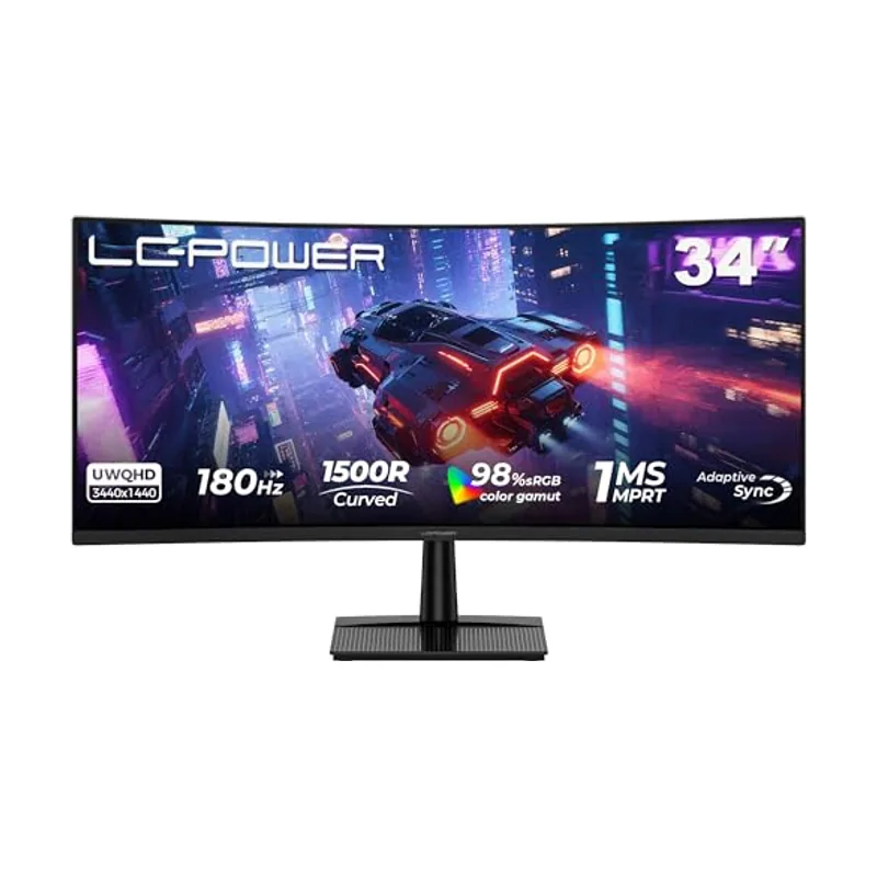 Lc power LC-Power LC-M34QC 34 Zoll Ultra WQHD