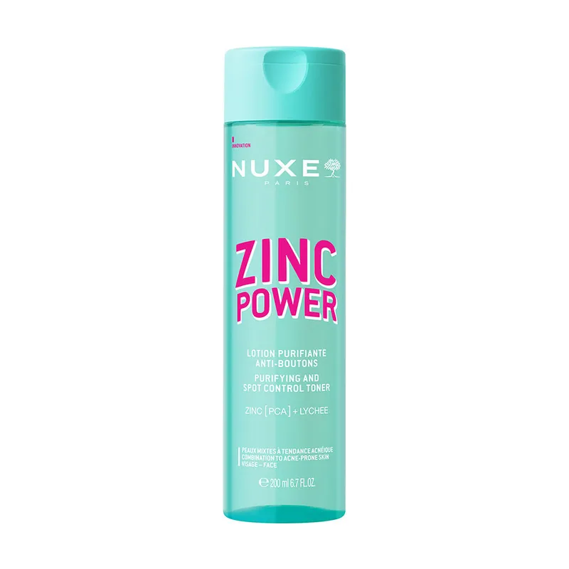 Nuxe ZINC POWER loción purificante y control de marcas 200 ml