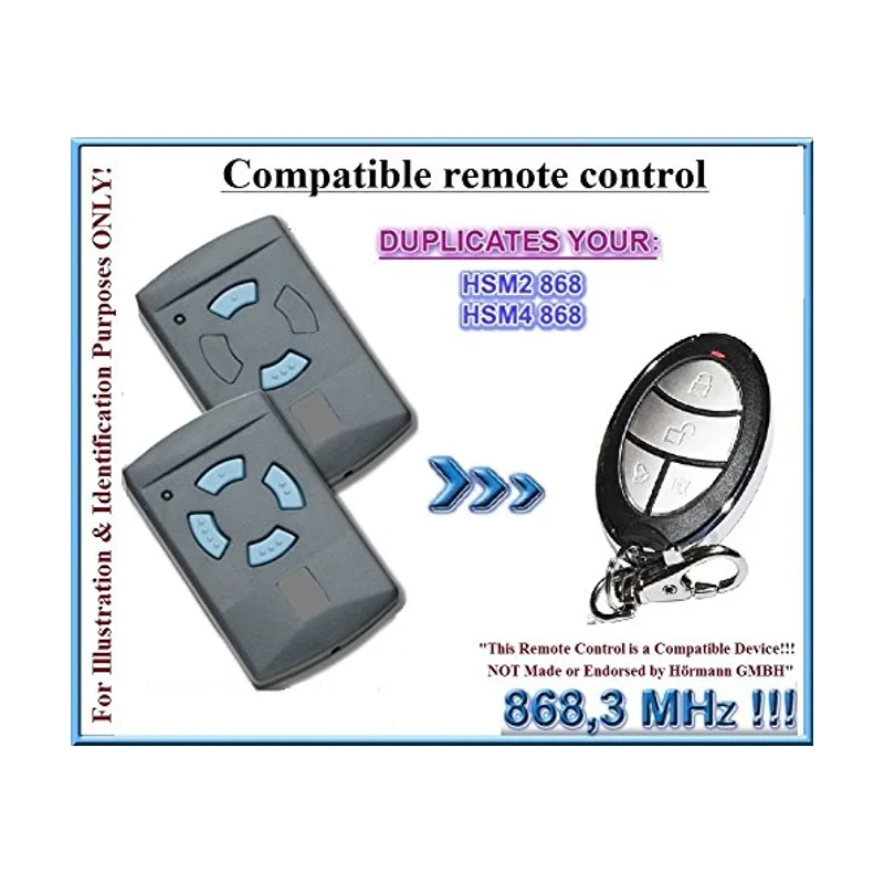Klingspor HSM2/HSM4 Compatible transmisor de repuesto de la mando a distancia