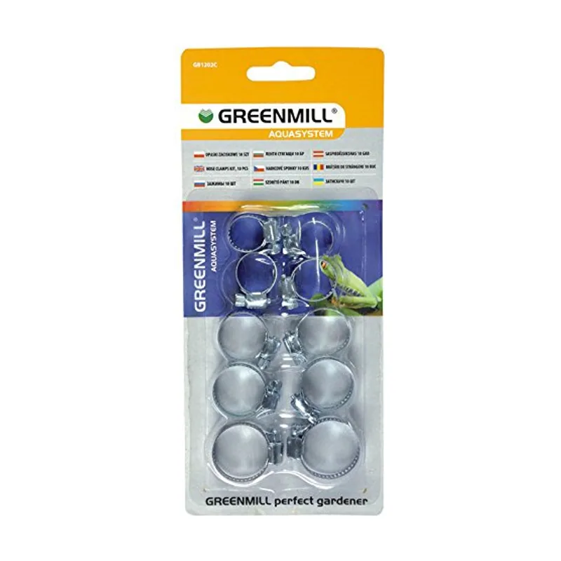 Floraland 4U-Onlinehandel 10 piezas set abrazaderas diferentes tamaños mangueras Caracol rosca para manguera