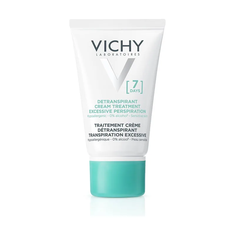 Vichy desodorante Tratamiento Antitranspirante En Crema 7 días Hipoalergénico Pieles Sensibles 30 ml
