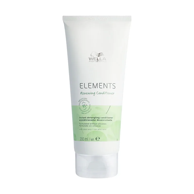 Wella Professionals ELEMENTS Acondicionador Renovador Suave Sin Siliconas Todo tipo de Cabellos 200 ml