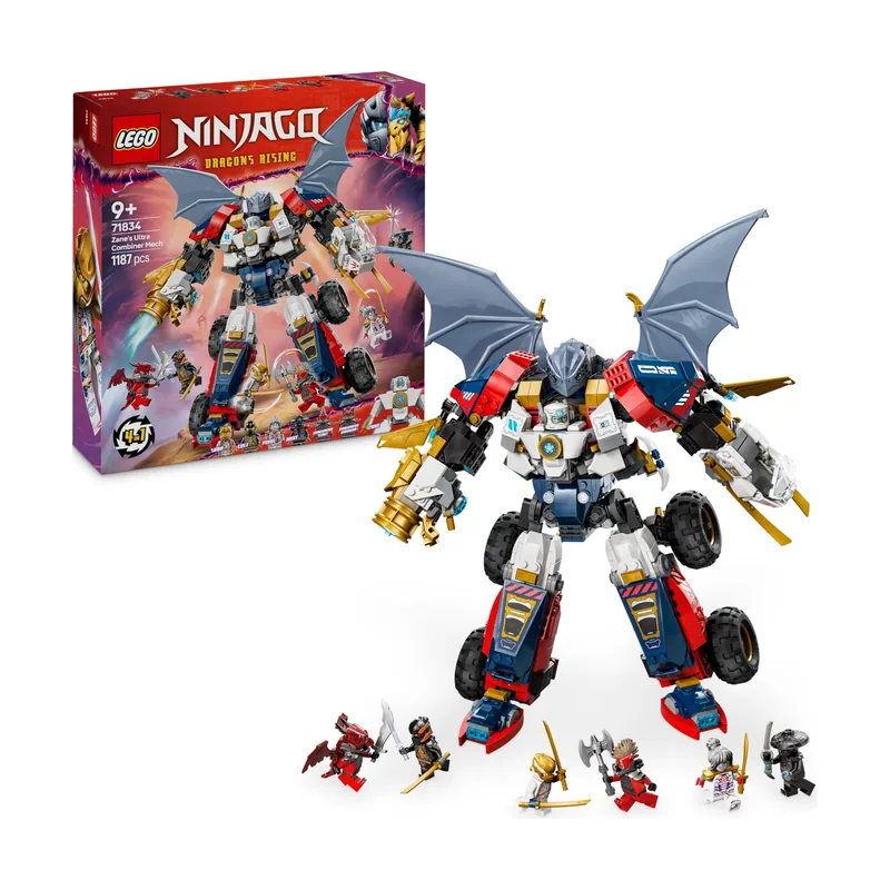 Lego Ninjago Meca Ultra Combo de Zane 71834