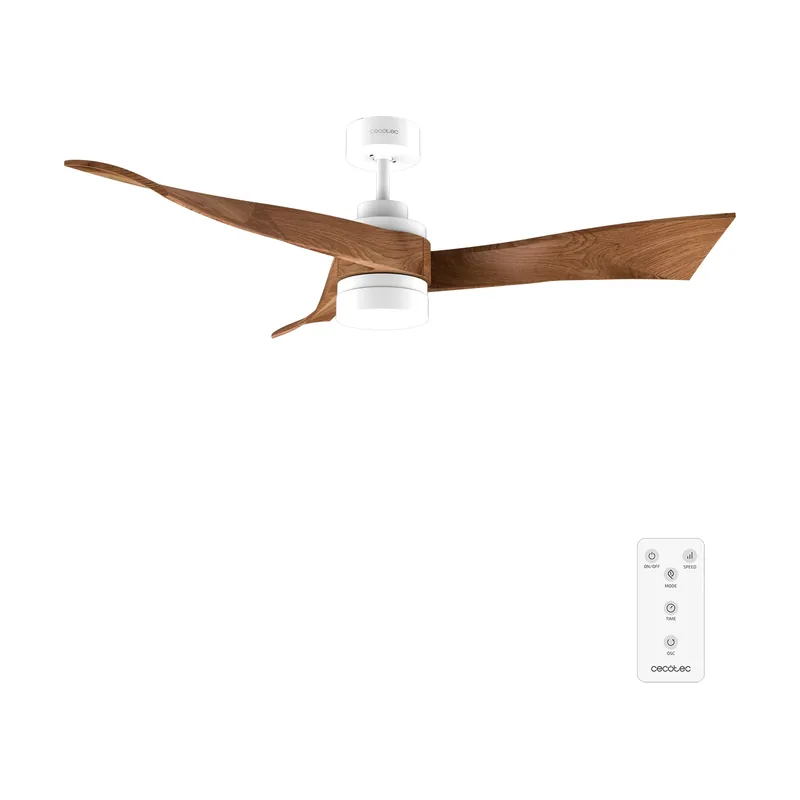 Cecotec Ventilador de Techo con Luz EnergySilence Aero 5280 DarkWood.