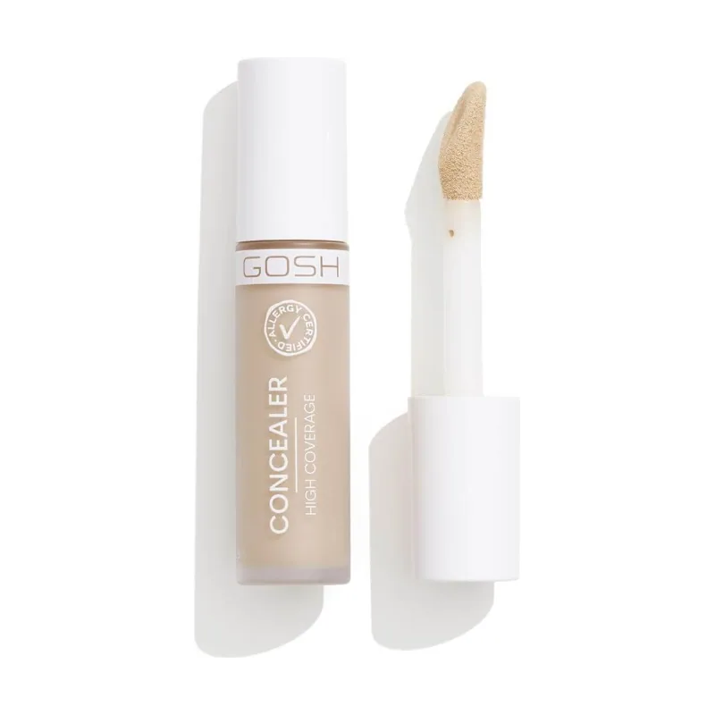 Gosh Corrector High Coverage 003 Sand I Alta Opacidad I Corrector líquido para cubrir ojeras