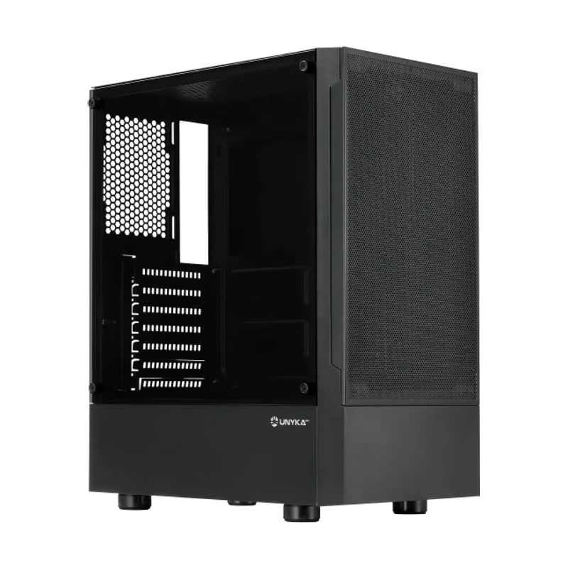 Unykach Caja ATX Aero C35,con Panel Lateral de Cristal Templado Tintado