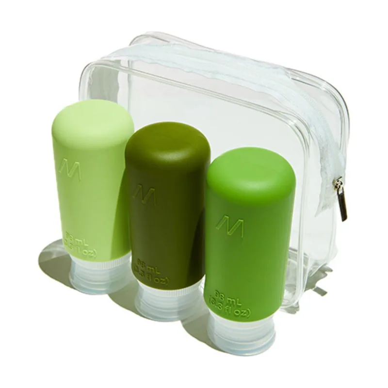 Muitomas Botellas de viaje con funda