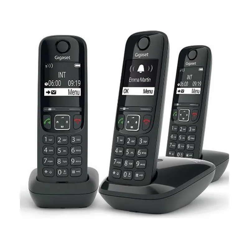 Gigaset AS490 Trio DECT/analógico Identificador de llamadas