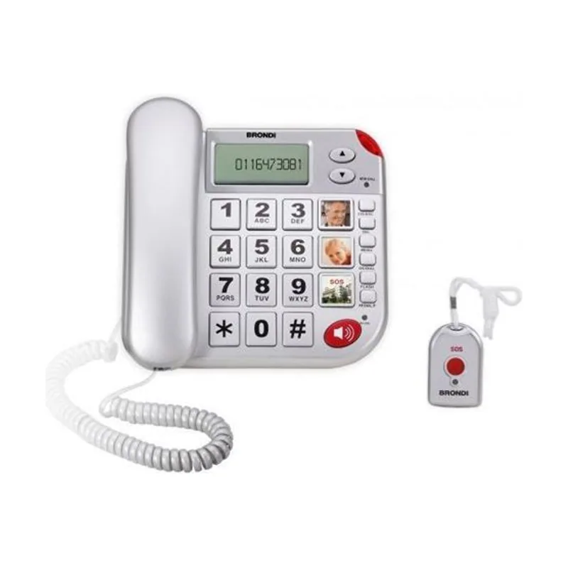 Brondi Super Bravo Plus analógico Identificador de llamadas