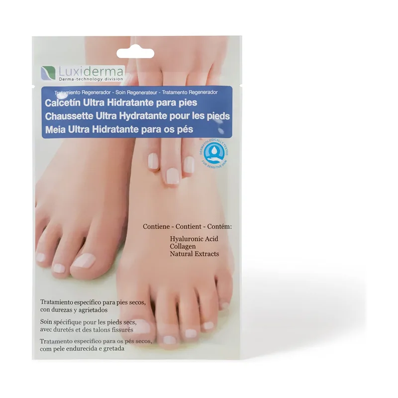 Luxiderma calcetín hidratante para pies 2 pz