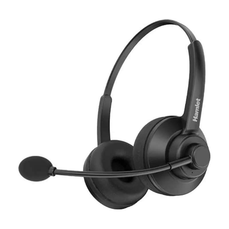 Hamlet Hheadm-bts renova cuffia bluetooth 5.0 biaurale con microfono hheadm-bts