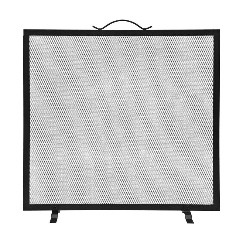 EDM Rejilla salvachispas cuadrada negro 60 x 0,5 x 60 cm