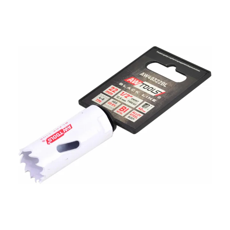 Awtools broca bimetálica HSS-Co 8% 22mm línea