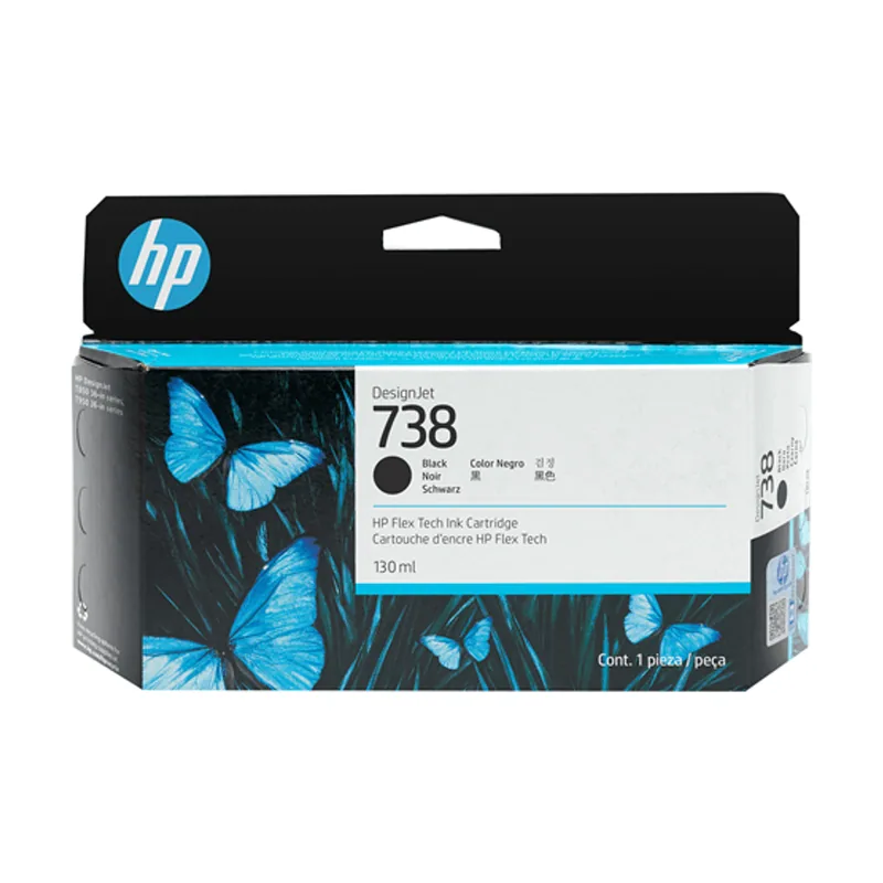 HP Cartucho de tinta DesignJet 738 de 130 ml