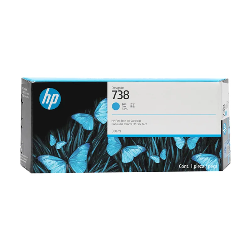 HP Cartucho de tinta DesignJet 738 de 300 ml