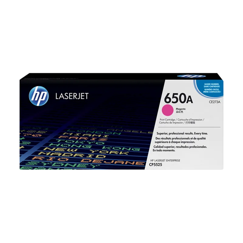 HP Cartucho de tóner 650A Magenta