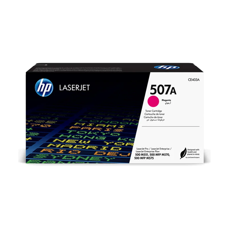 HP Cartucho de tóner 507A Magenta