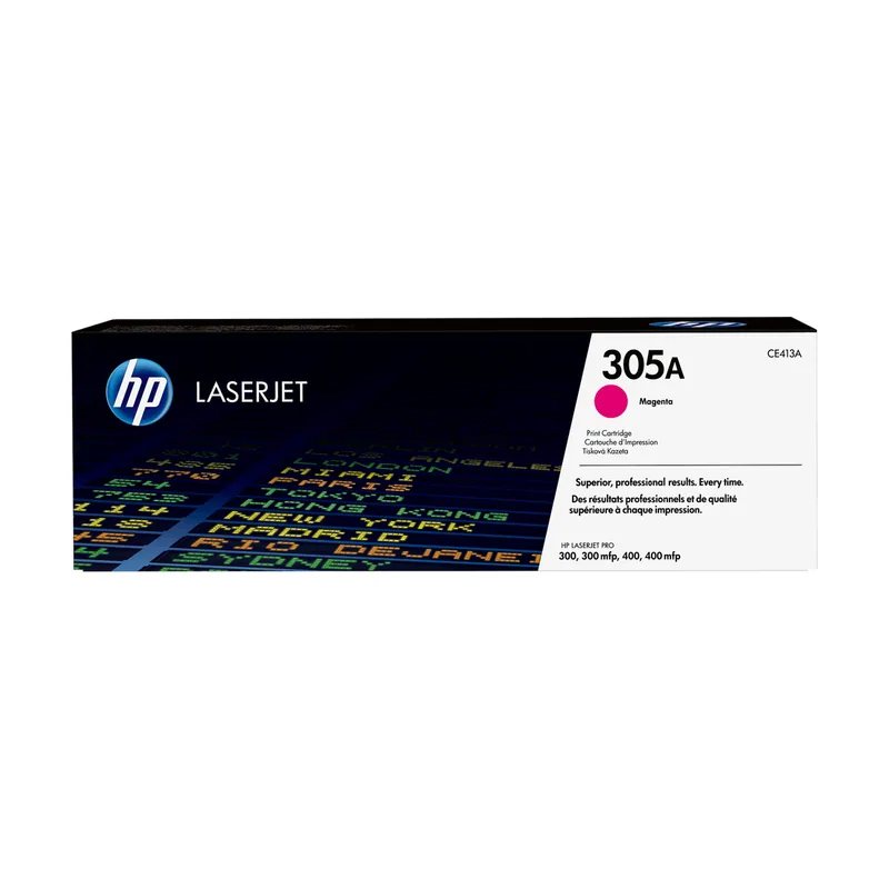 HP Cartucho de tóner 305A Magenta