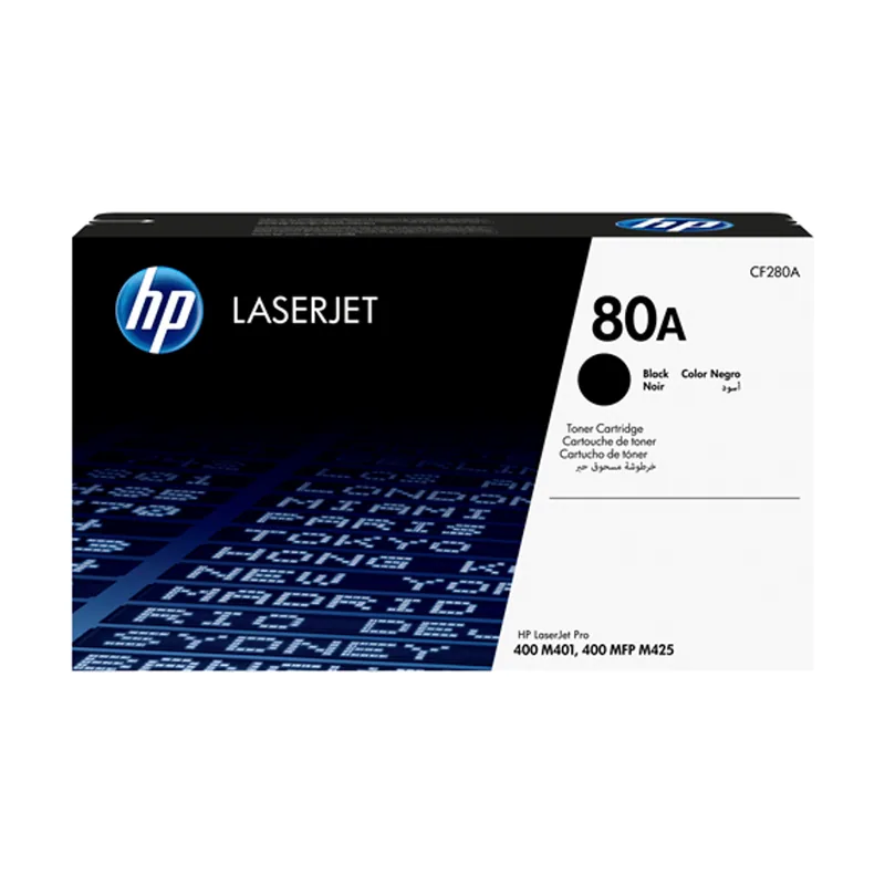 HP Cartucho de tóner 80A