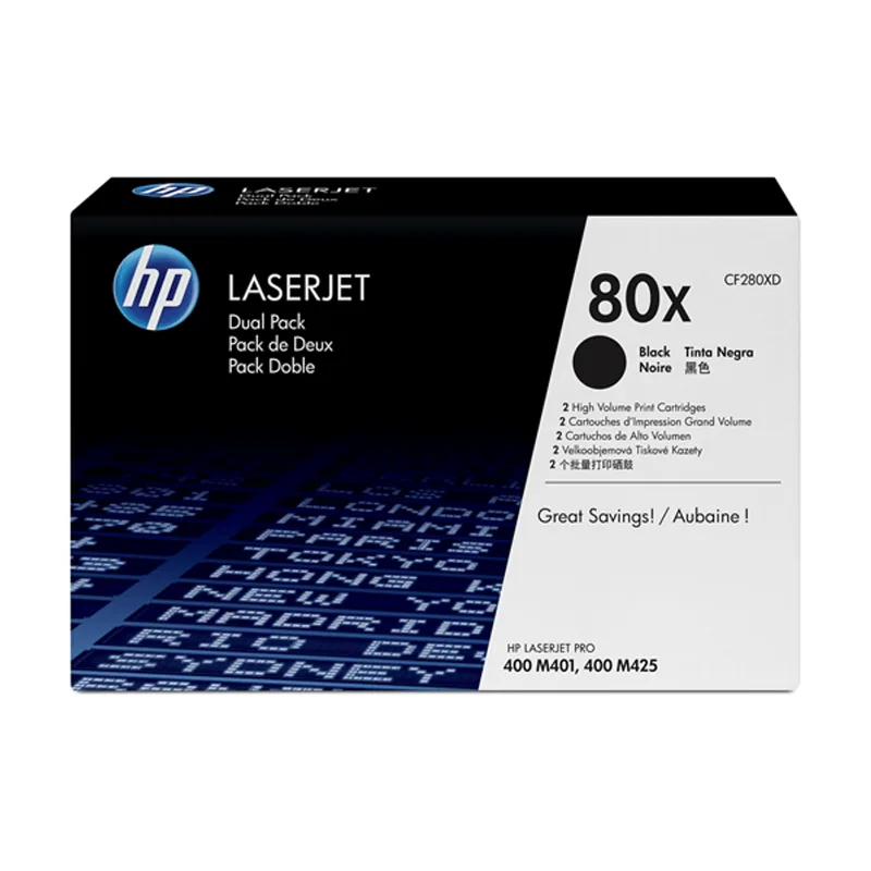 HP Cartucho de tóner 80X