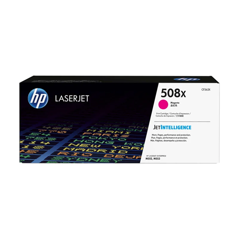 HP Cartucho de tóner 508X Magenta