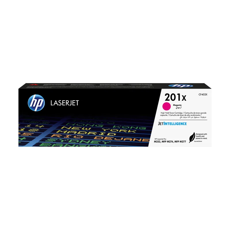 HP Cartucho de tóner 201X Magenta