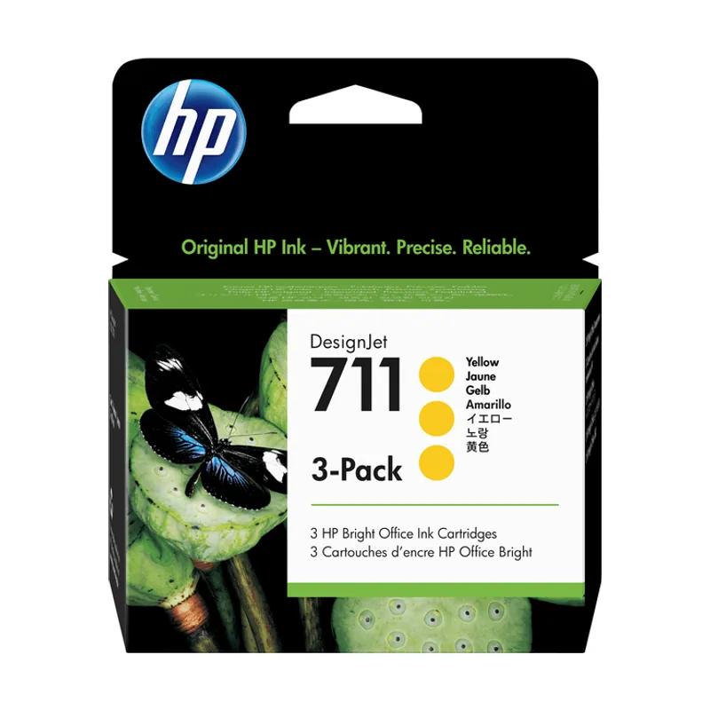 HP Pack de 3 cartuchos de tinta Designjet 711 de 29 ml