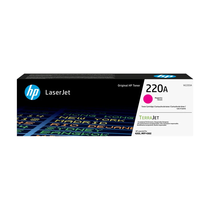 HP Cartucho de tóner 220A Magenta