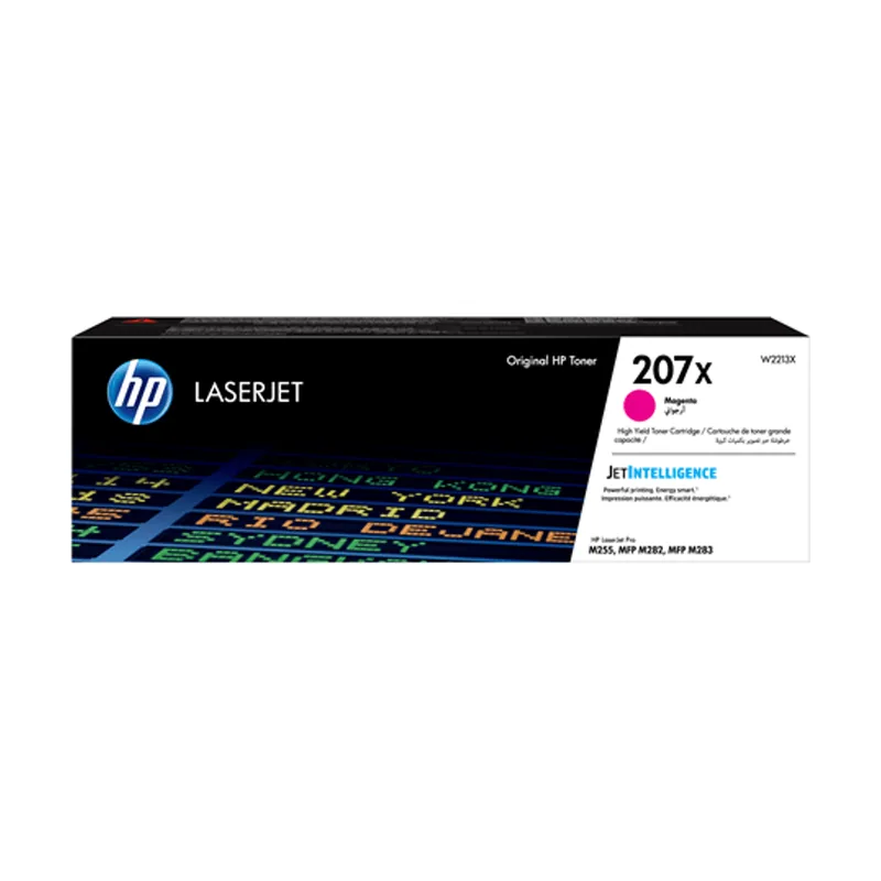 HP Cartucho de tóner 207X Magenta