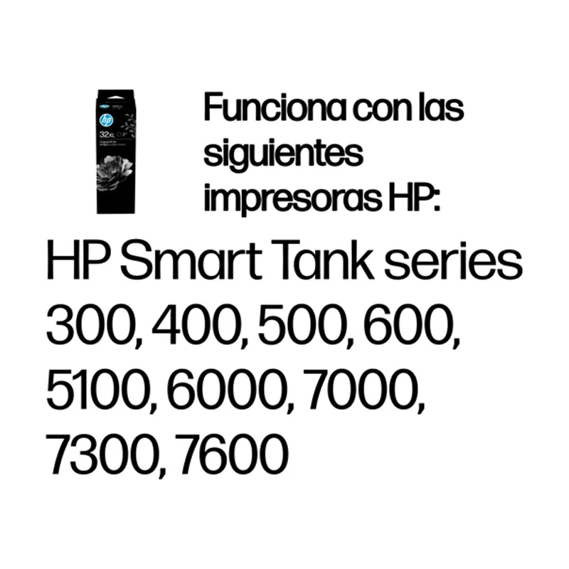 HP Botella de tinta 32XL de 135 ml