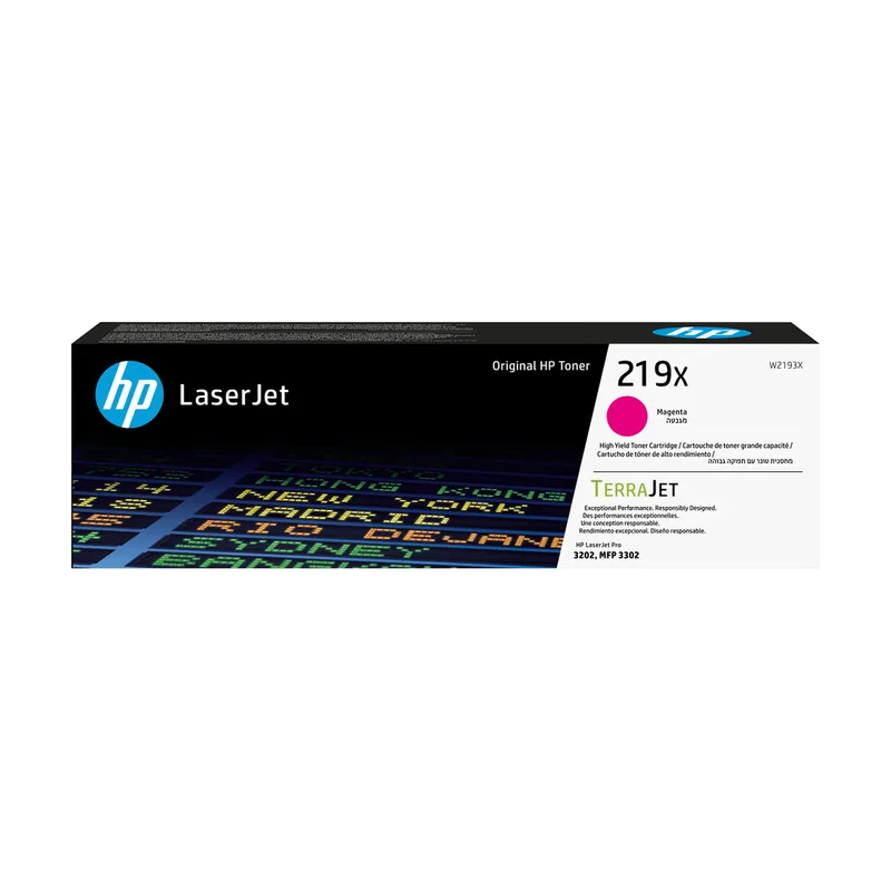 HP Cartucho de tóner 219X Magenta
