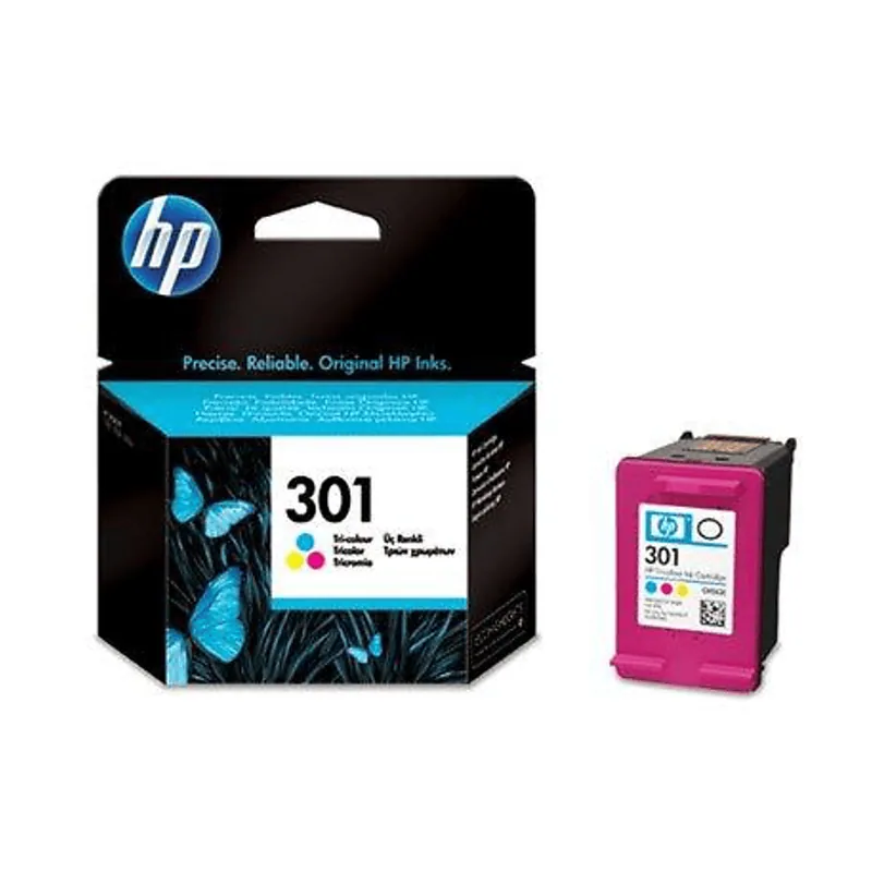 HP Cartucho de tinta 301 Tri-color