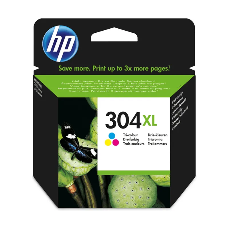 HP Cartucho de tinta 304XL Tri-color