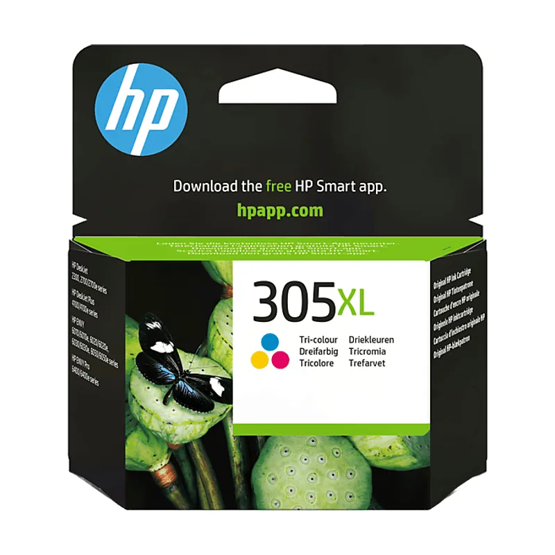 HP Cartucho de tinta 305XL Tri-color