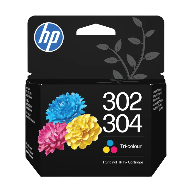 HP Cartucho de Tinta 302/304 tricolor