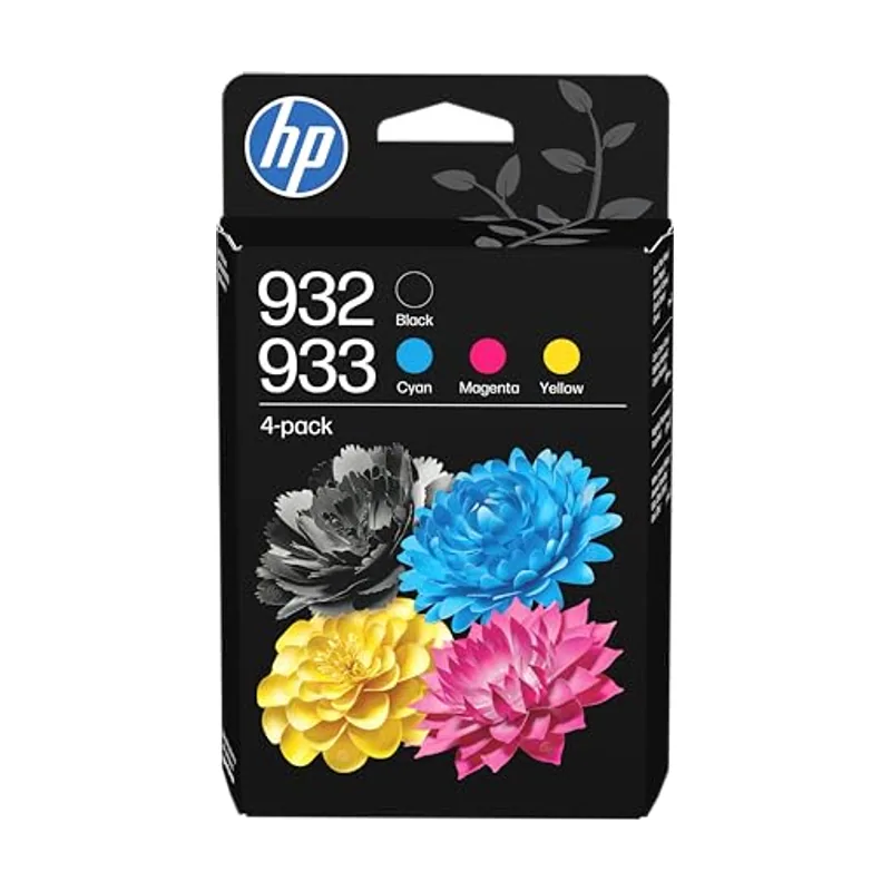 HP Paquete de 4 tintas Originales 932 negro y 933 cian/magenta/amarillo