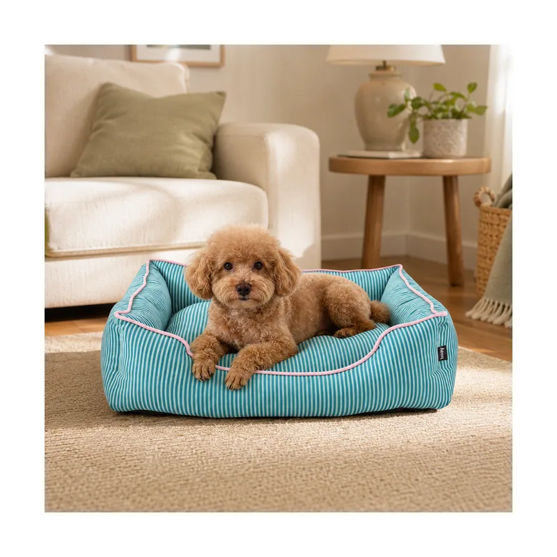 Leeby Cama Rayas Finas para perros