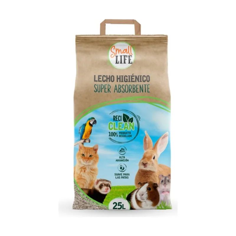 Small Life 8.125 L Reci Clean Lecho Higiénico para roedores